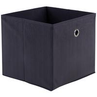 SKLÁDACÍ KRABICE CUBI NEW - šedá, Moderní, karton/textil (30/30/30cm)
