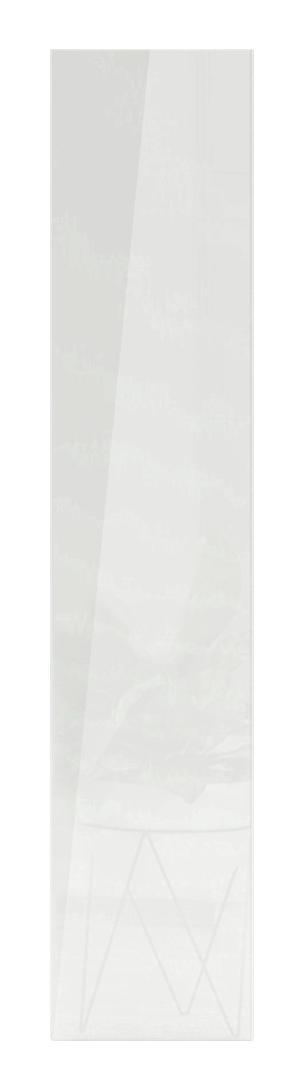 Schranktür Unit B:45cm Weiß Hochglanz Dekor - Weiß, MODERN, Holzwerkstoff (45,4/202,6/1,8cm) - Ombra