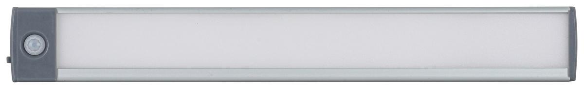 PODSVĚTLENÍ UNTI - šedá/barvy stříbra, Moderní, kov/plast (32,5/4cm) - Mömax