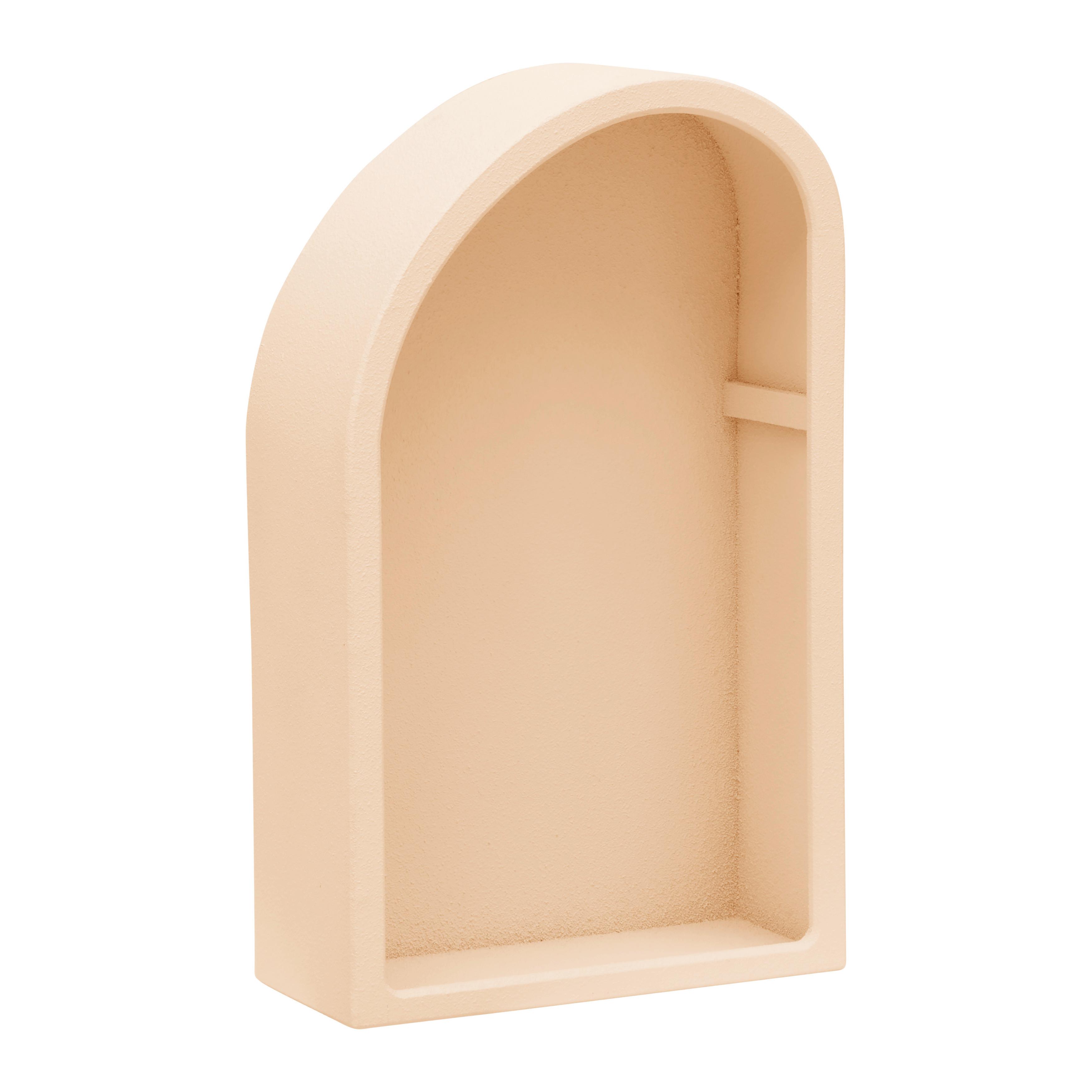 Nástěnný regál WILMA - světle hnědá, Lifestyle, kompozitní dřevo (30/50/13cm) - Premium Living