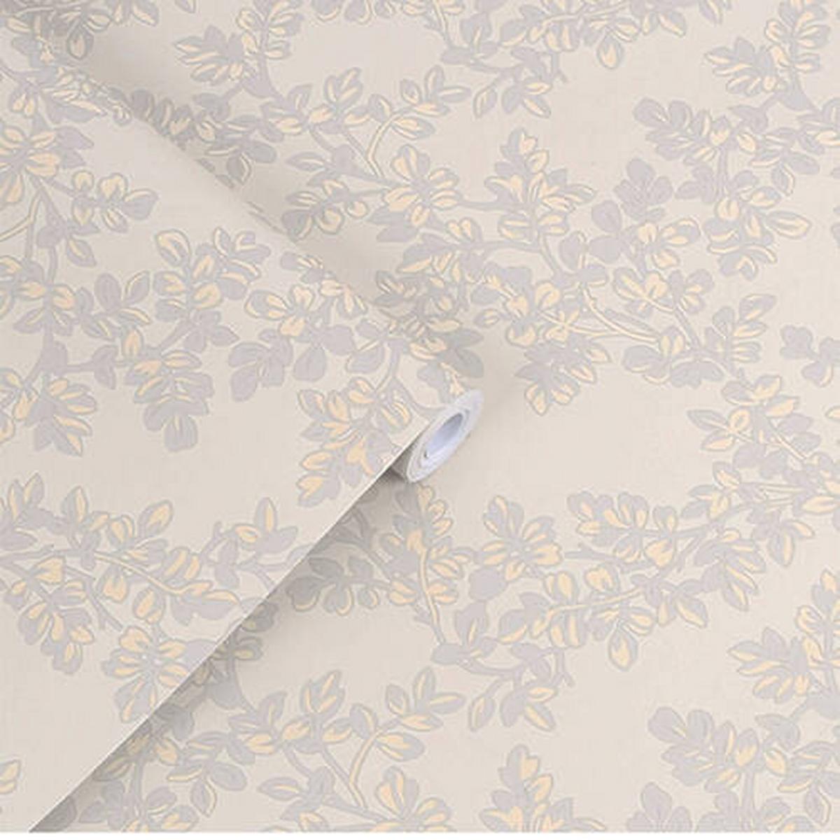 Vliestapete Burnham Dove - Grau, Basics, Papier/Kunststoff (52/1000cm)