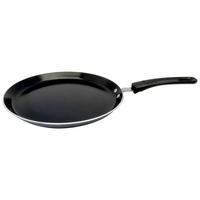Pánev na palačinky Basic, Ø: 24cm - šedá/černá, Konvenční, kov/plast (24/2cm) - Mömax