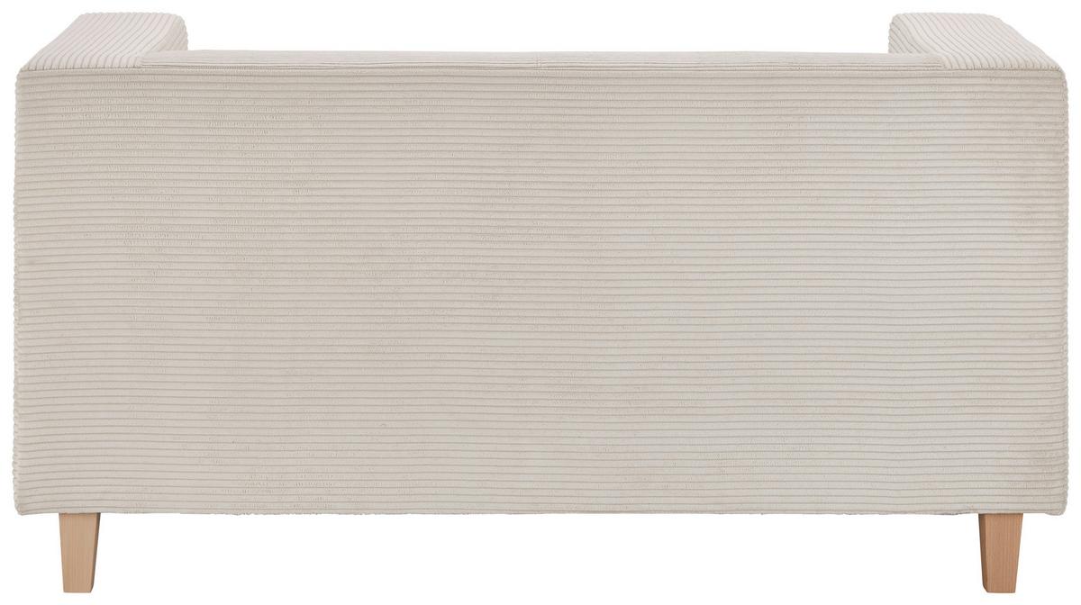 Dvoumístná pohovka SAM, krémový manšestr - krémová, Moderní, textil (157/79/84cm) - Mömax