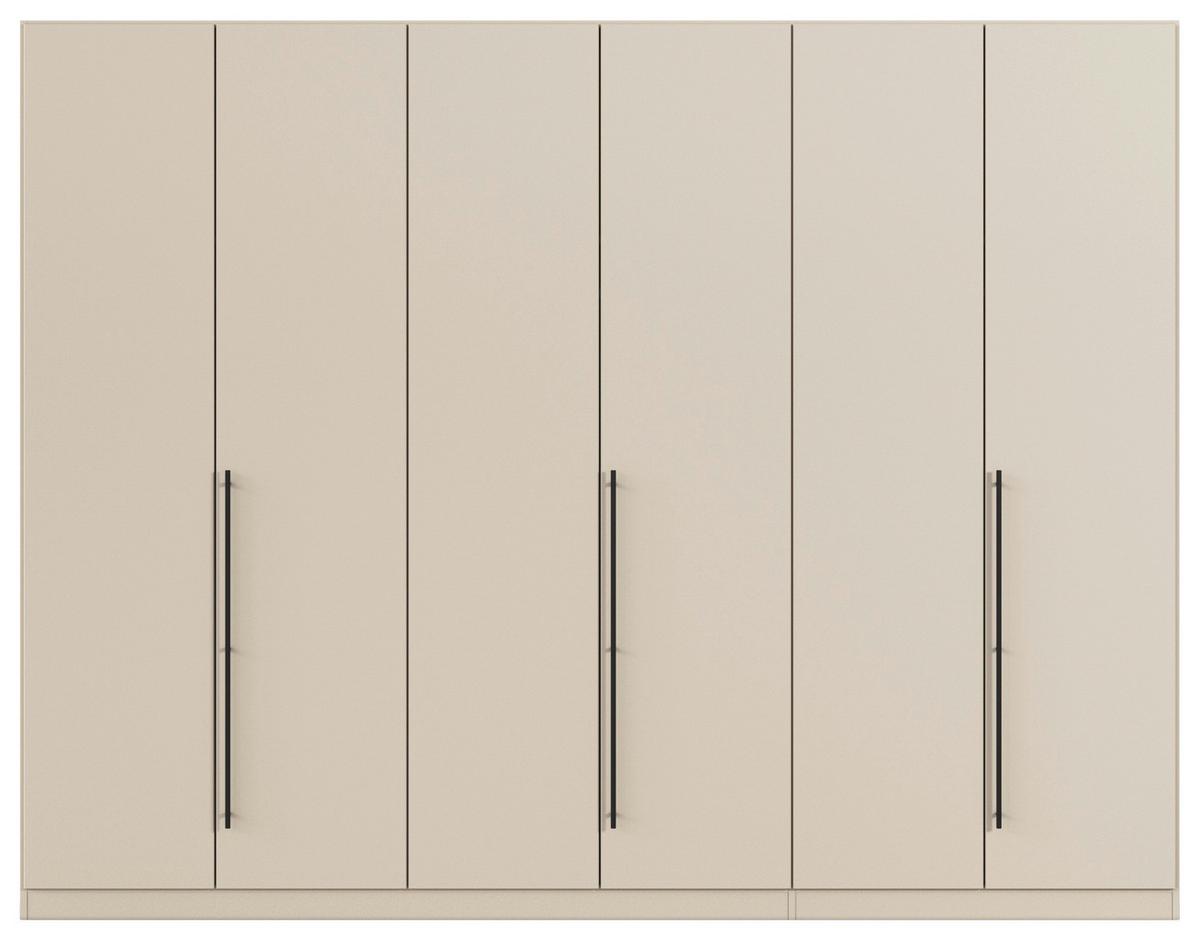 Kleiderschrank Safari B: 271 cm - Champagner, KONVENTIONELL, Holzwerkstoff (271/229/54cm)