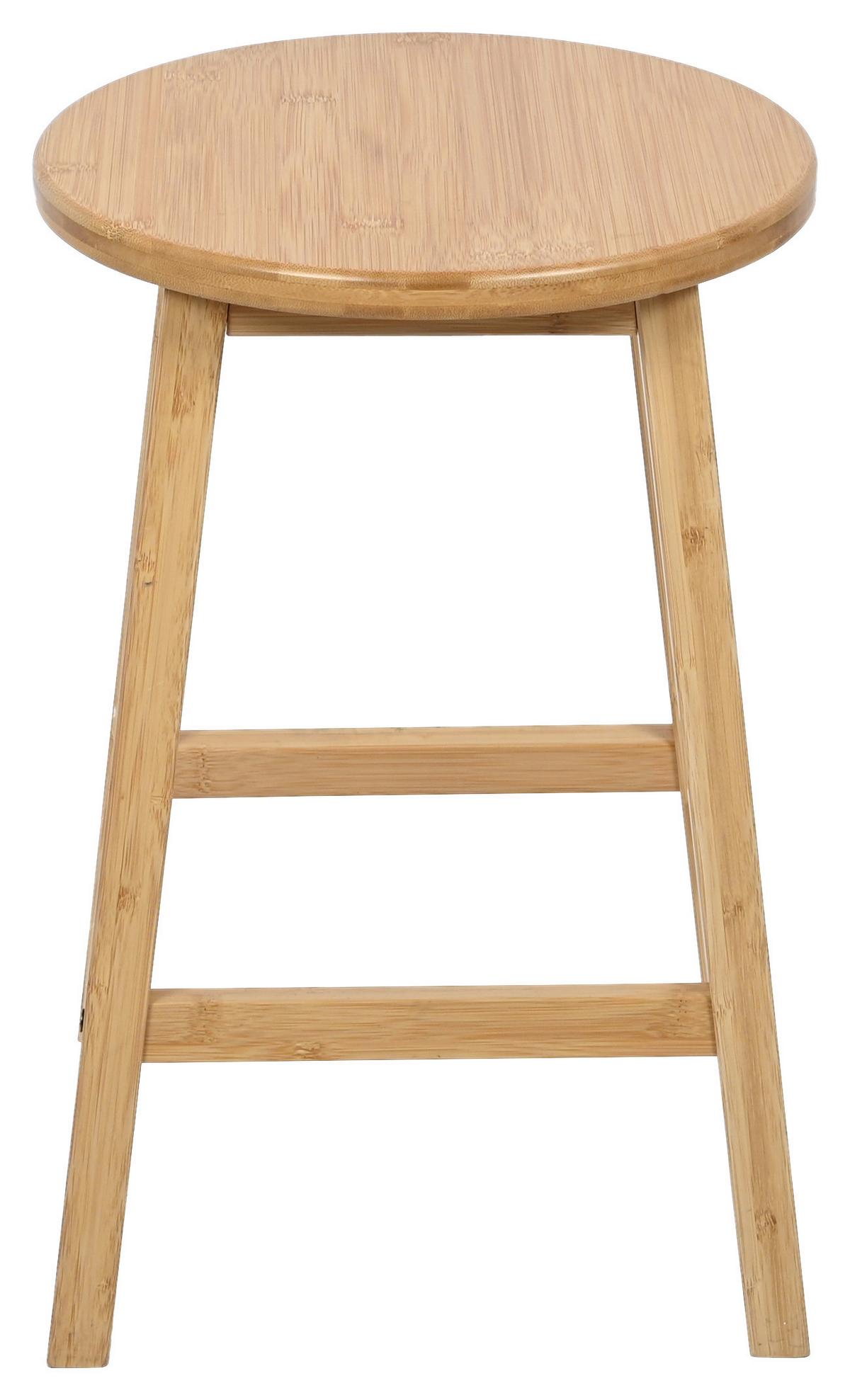 Hocker Bali - Naturfarben, MODERN, Holz (30/45/30cm)