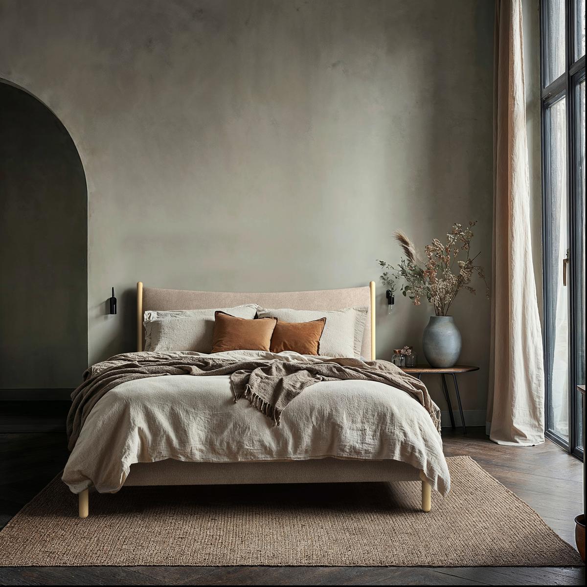 Polsterbett Nature Braun Lf: 180x200 Cm - Buchefarben/Braun, MODERN, Holz/Holzwerkstoff (180/200cm) - MID.YOU