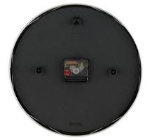 schlichte, silberne Uhr, Rückseite schlichte, silberne Uhr, Rückseite