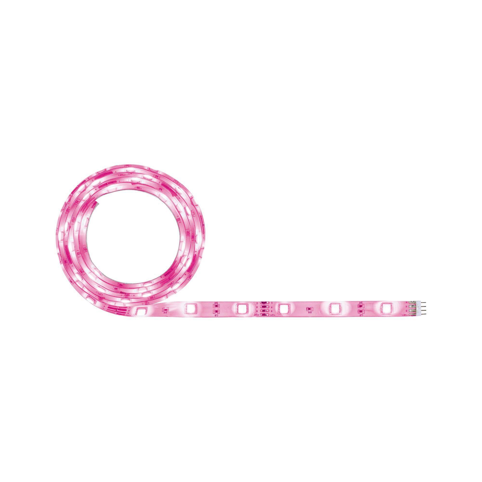 LED-Stripe 150 cm dimmbar Farbwechsler + Fernbedienung - Weiß, Basics, Kunststoff/Metall (150cm) - Paulmann