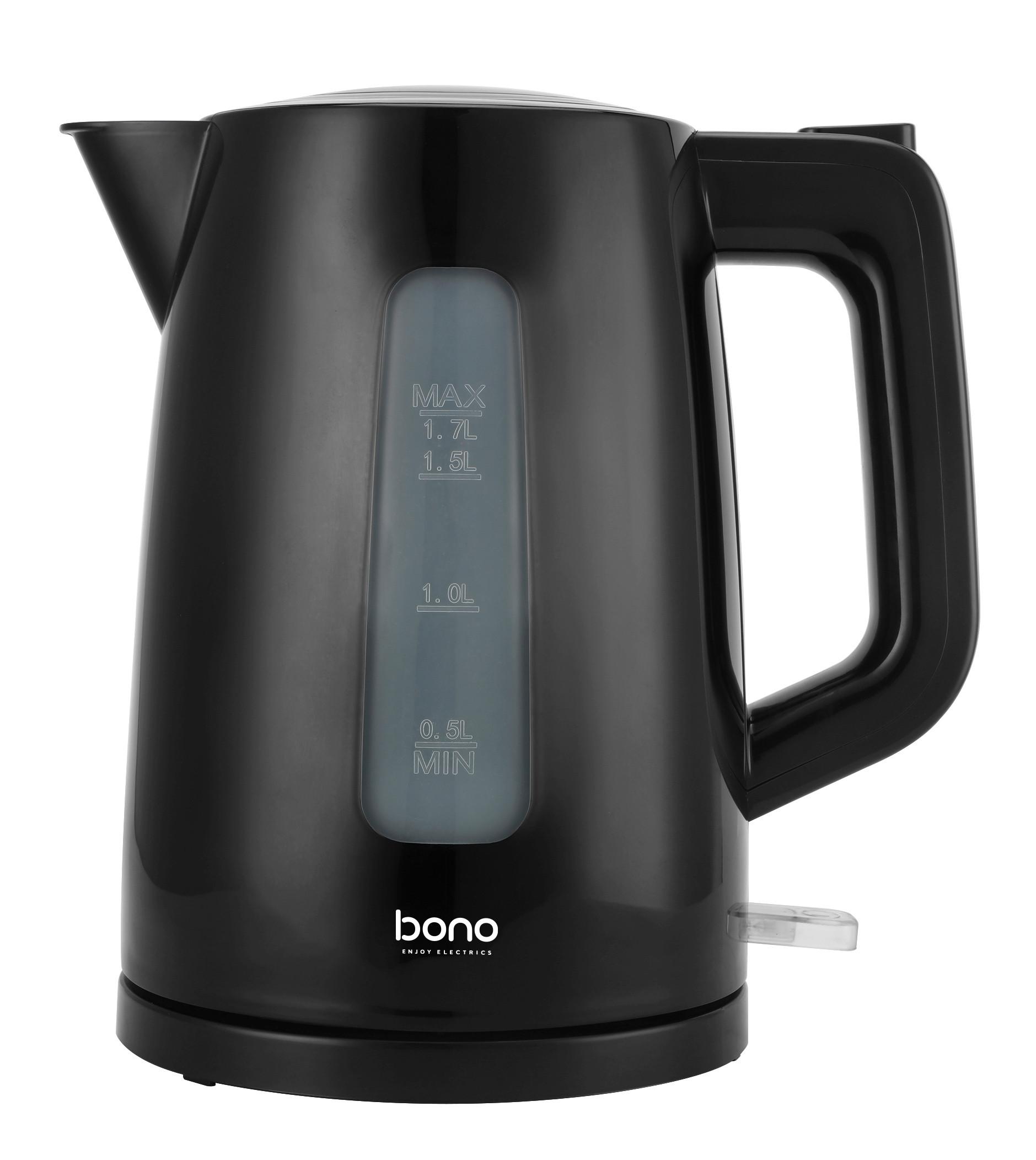Wasserkocher Josko - Schwarz, Basics, Kunststoff (22,7/15,8/23,4cm) - Bono