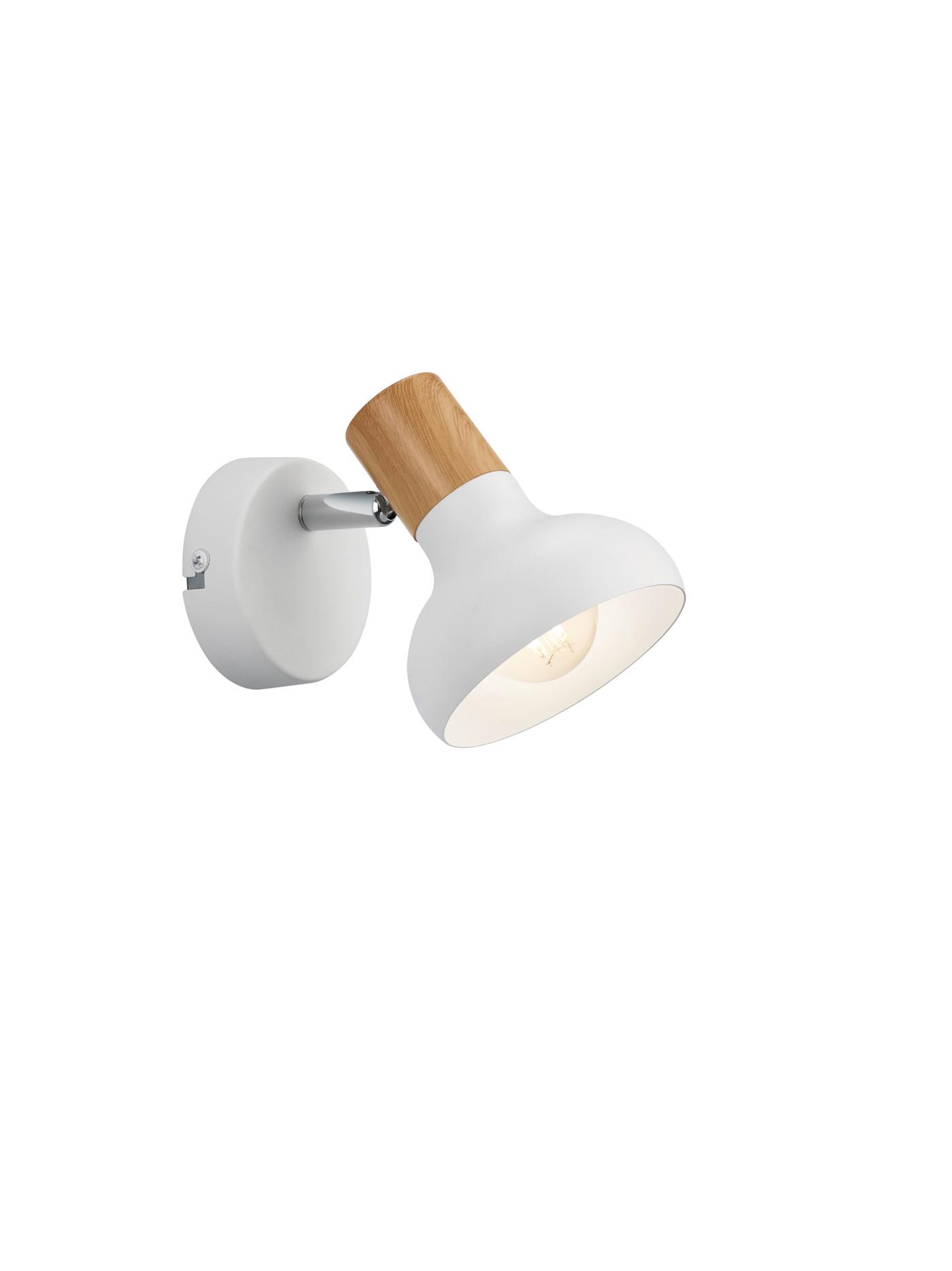 Strahler R81521031 1er Spot Latika - Braun/Weiß, Basics, Kunststoff/Metall (12/10/17,5cm)