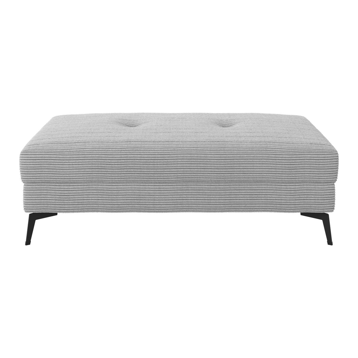 Hocker Zero Hellgrau 140x80 cm - Hellgrau, Trend, Textil (140/80cm)