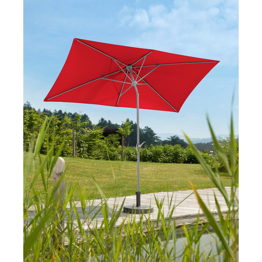 Sonnenschirm Porto BHT: 200x250x300 cm Rot