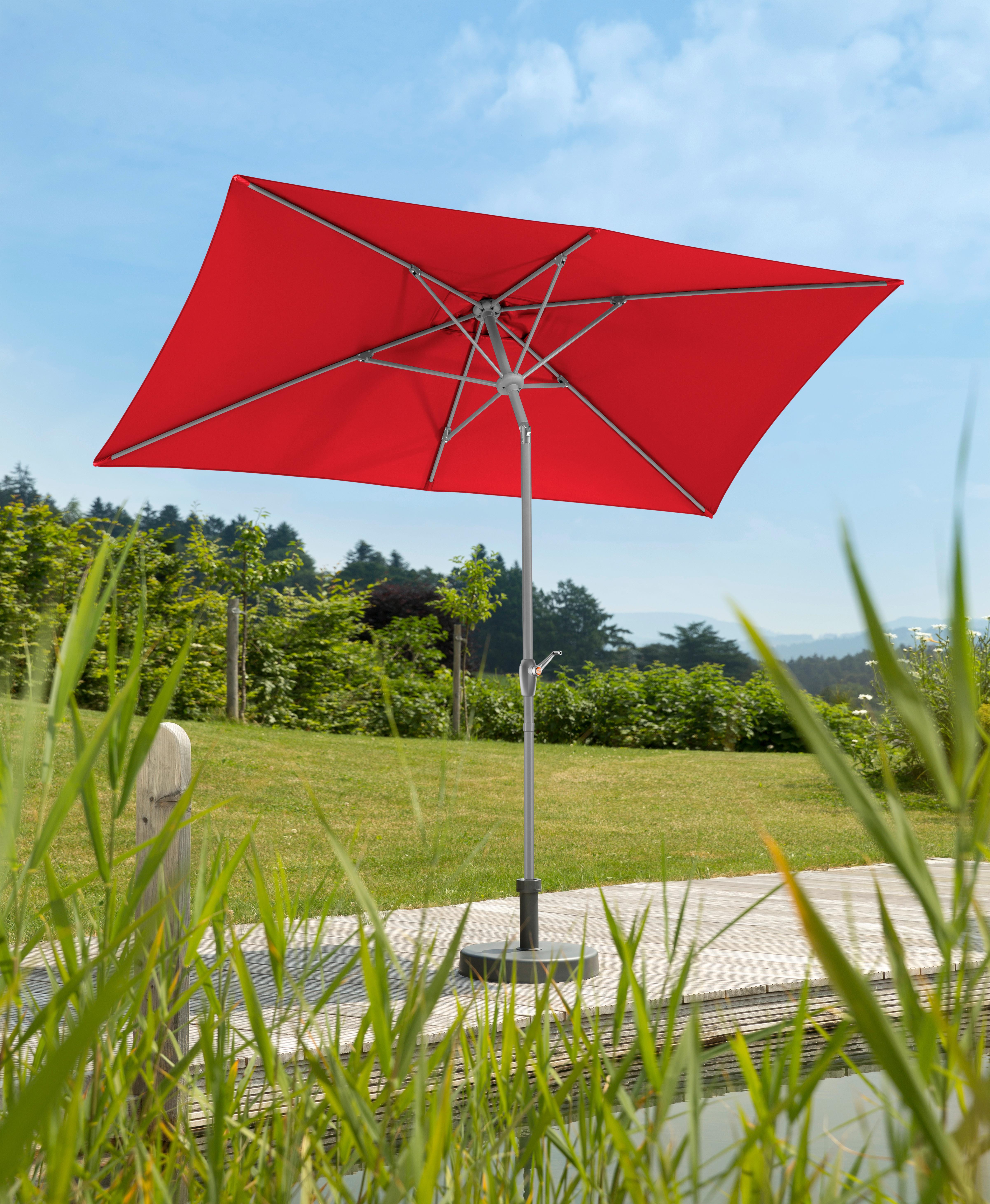 Sonnenschirm Porto BHT: 200x250x300 cm Rot