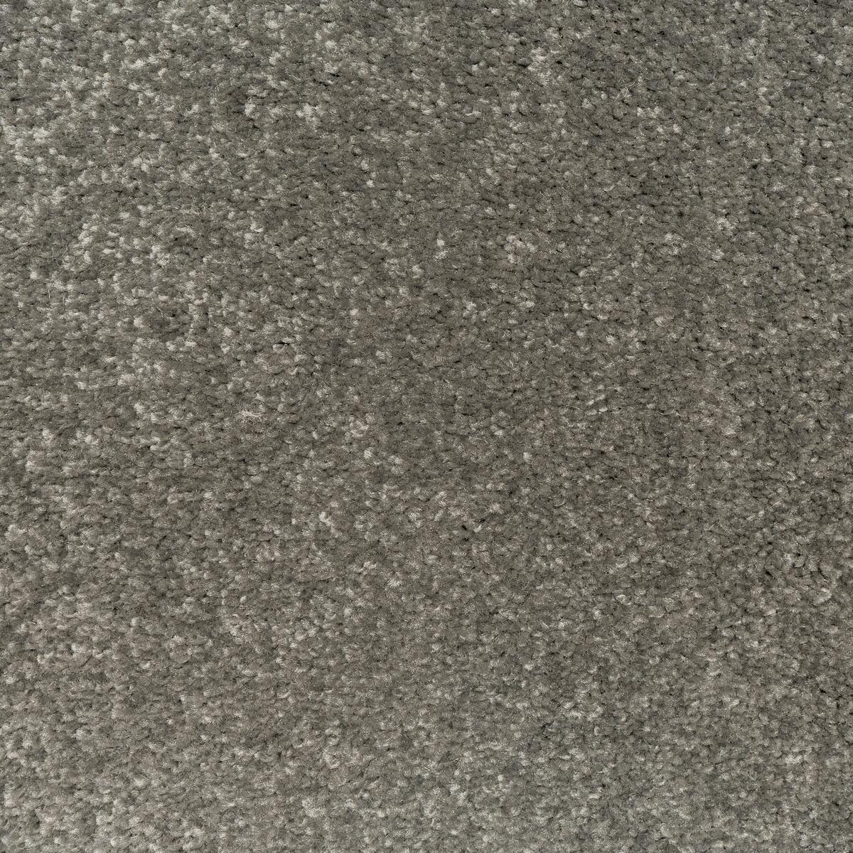 Teppichfliese Dunkelgrau Carousel 50x50cm Florhöhe 10mm - Dunkelgrau, Basics, Textil (50/50cm)