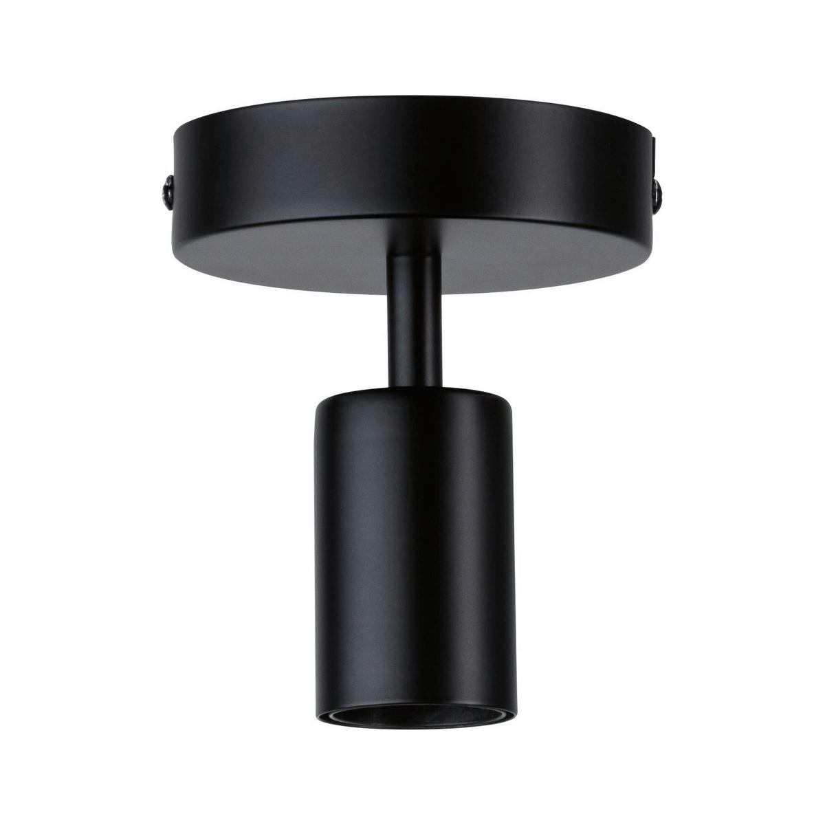 LED-Spotkopf 1-Flammig Ø 10 cm - Schwarz, Basics, Metall (10,0/12,5cm) - Paulmann