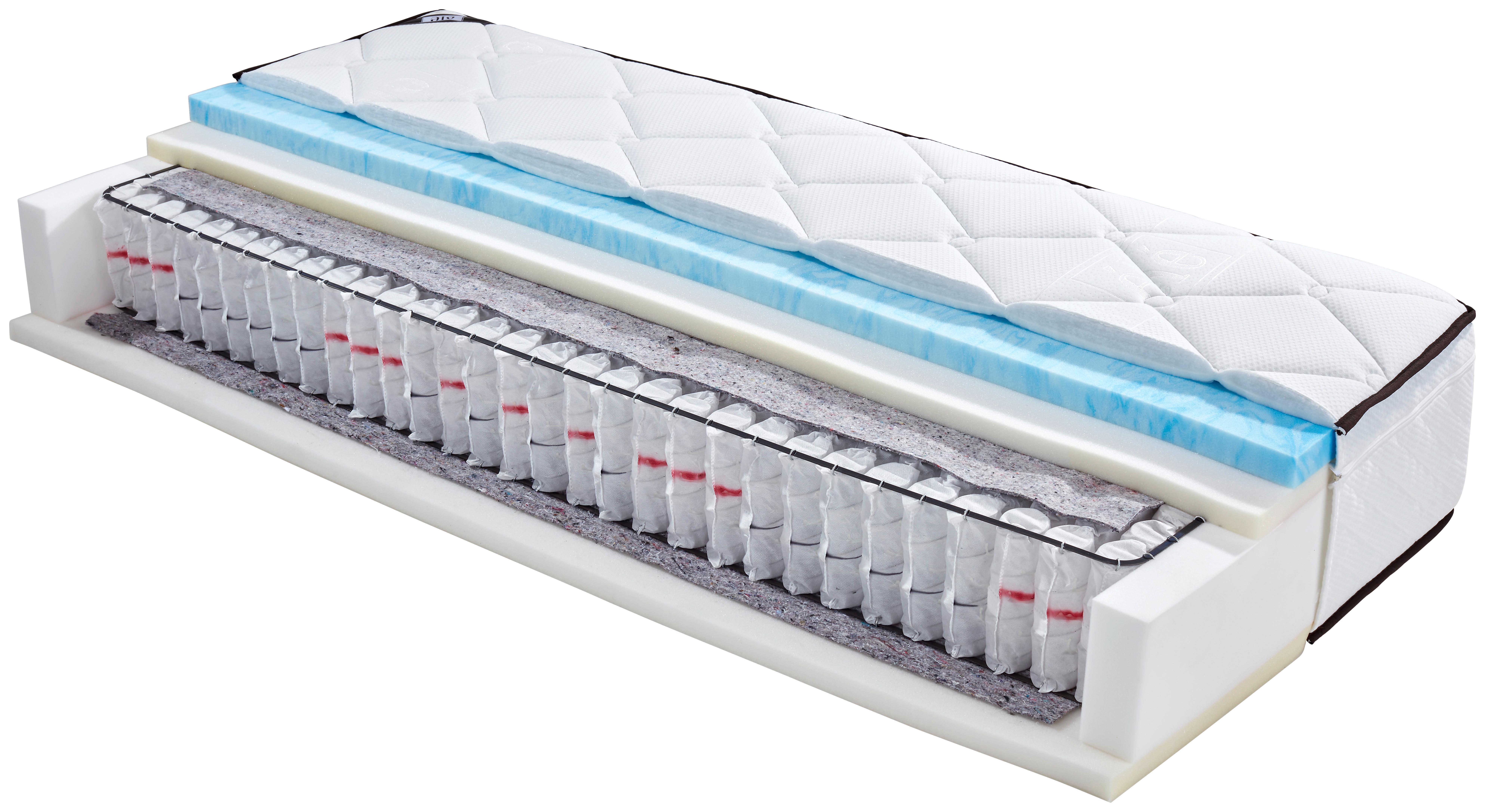 Boxspring Matrac Valerie 90/200 Cm - fehér, textil (90/200cm) - Ele