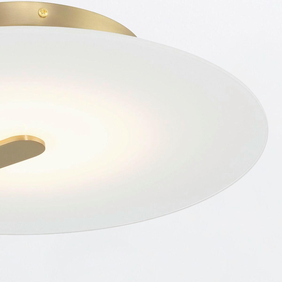 Led Falilámpa Qn-Nuvola-F-M-Bg - fekete, Design, üveg/fém (43,2/9,2cm) - Elstead Lighting