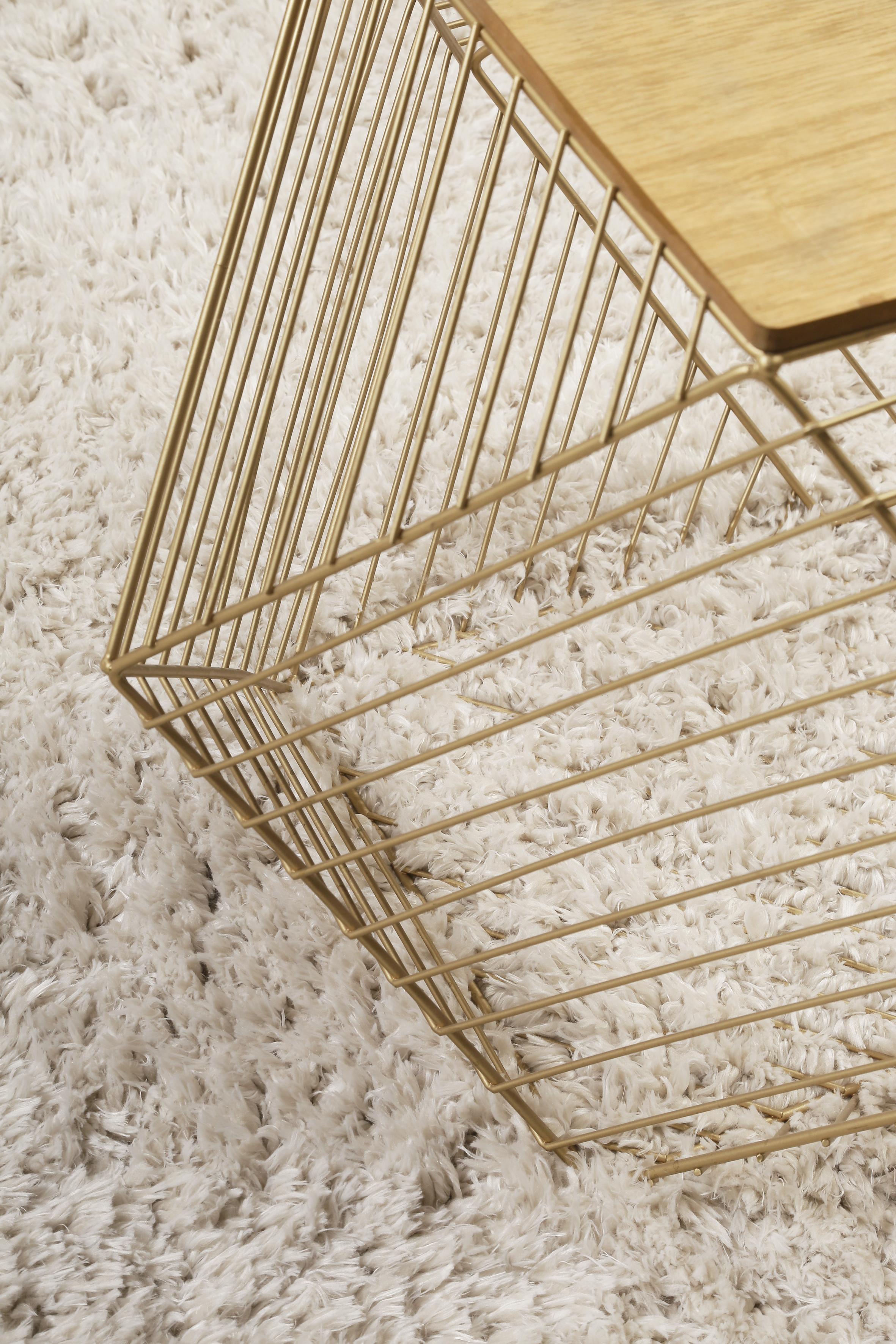 Hochflor Teppich Beige Yogi Rund Ø 200 cm - Beige, KONVENTIONELL, Textil (200cm) - Esprit