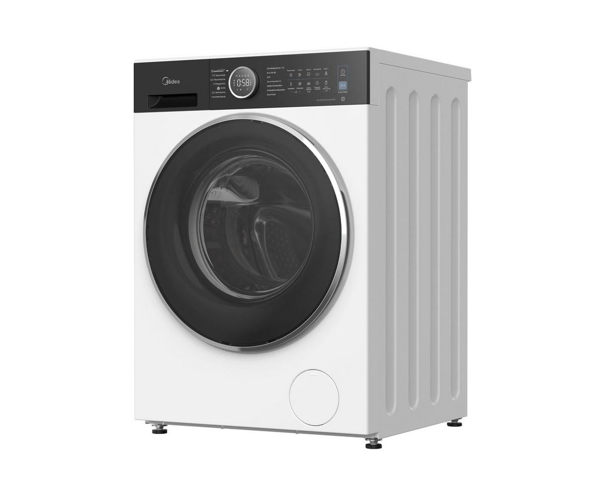 Waschmaschine MF205W100WB-14A 30, EEKL: A, 10 kg - Schwarz/Weiß, Basics, Kunststoff/Metall (59,5/85/55,5cm) - Midea
