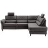 Ecksofa Cavoli Anthrazit S: 266x190 cm - Anthrazit/Schwarz, MODERN, Textil (266/190cm) - Livetastic