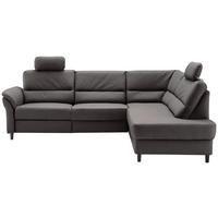 Ecksofa Cavoli Anthrazit S: 266x190 cm - Anthrazit/Schwarz, MODERN, Textil (266/190cm) - Livetastic