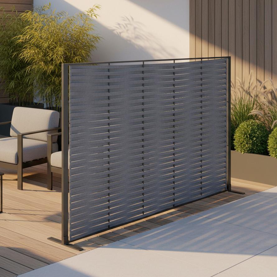 CLONA NA PLOT JAVA - tmavě šedá, Moderní, kov/textil (180/120/36cm) - Bessagi Garden