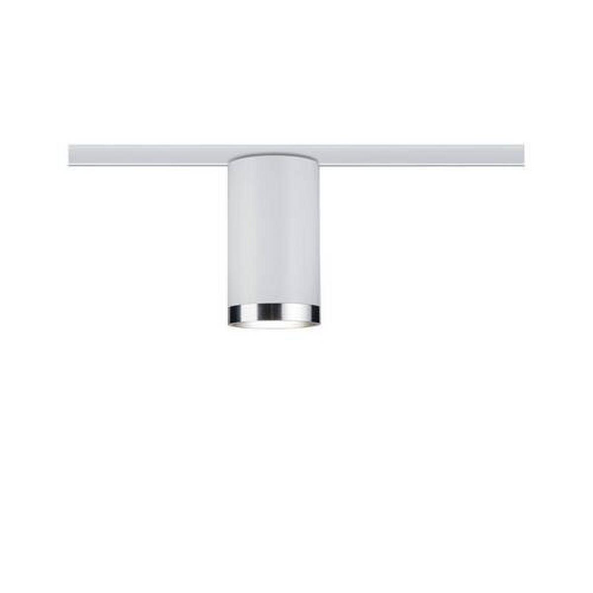 Schienensystem Urail Strahler 96963 In Chromfarben/Weiß - Chromfarben/Weiß, Basics, Kunststoff/Metall (6,5/12,8cm) - Paulmann