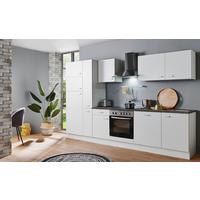 Küchenblock White-Classic - Graphitfarben/Weiß, KONVENTIONELL, Holzwerkstoff (310cm) - Menke