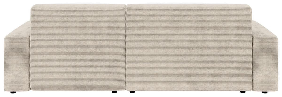 Ecksofa Wien, Creme S: 246x162 Cm - Creme/Schwarz, MODERN, Textil (246/162cm) - Trendmanufaktur