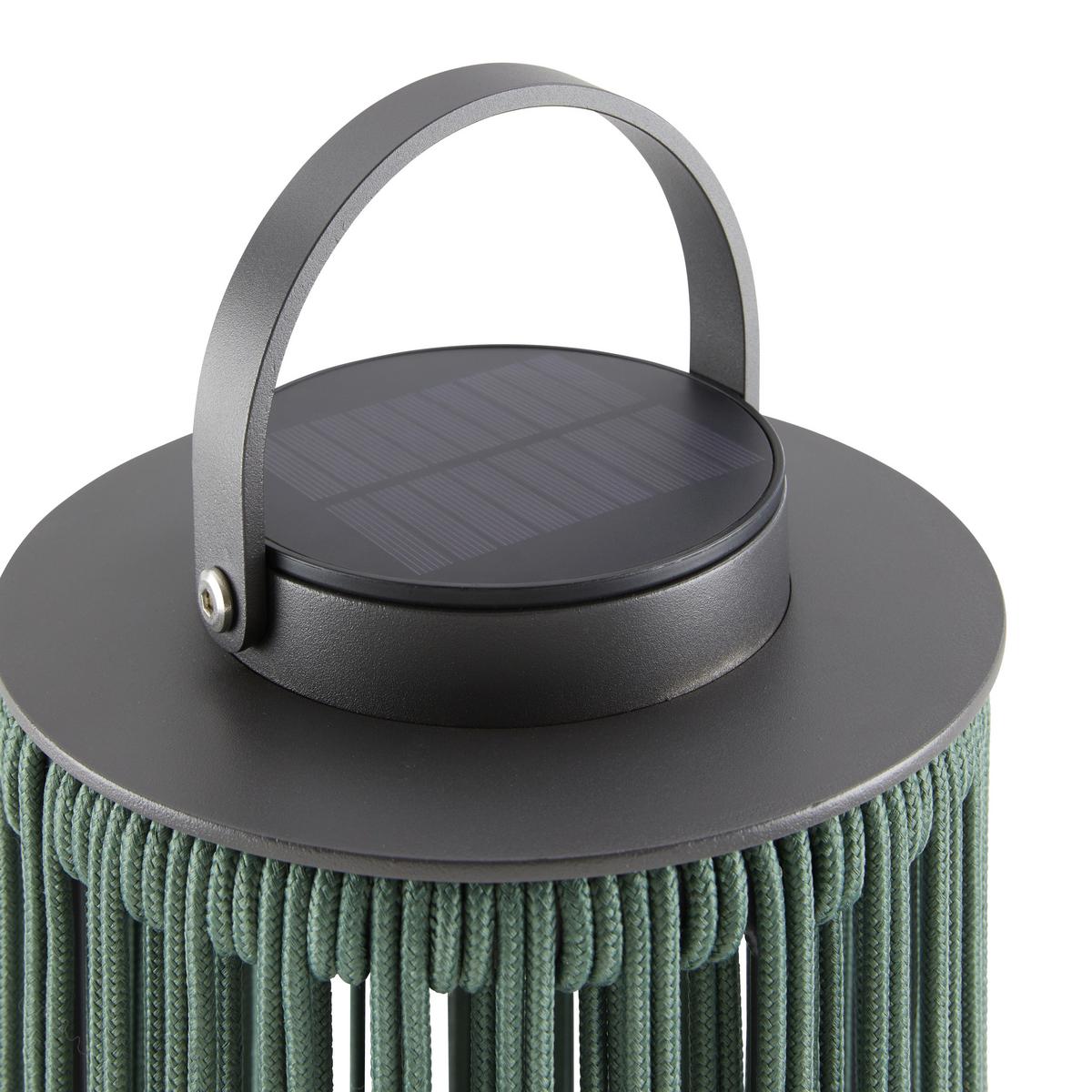 Solární svítidlo MADONNA zelené - zelená, Moderní, kov/textil (22/45/22cm) - Bessagi Garden