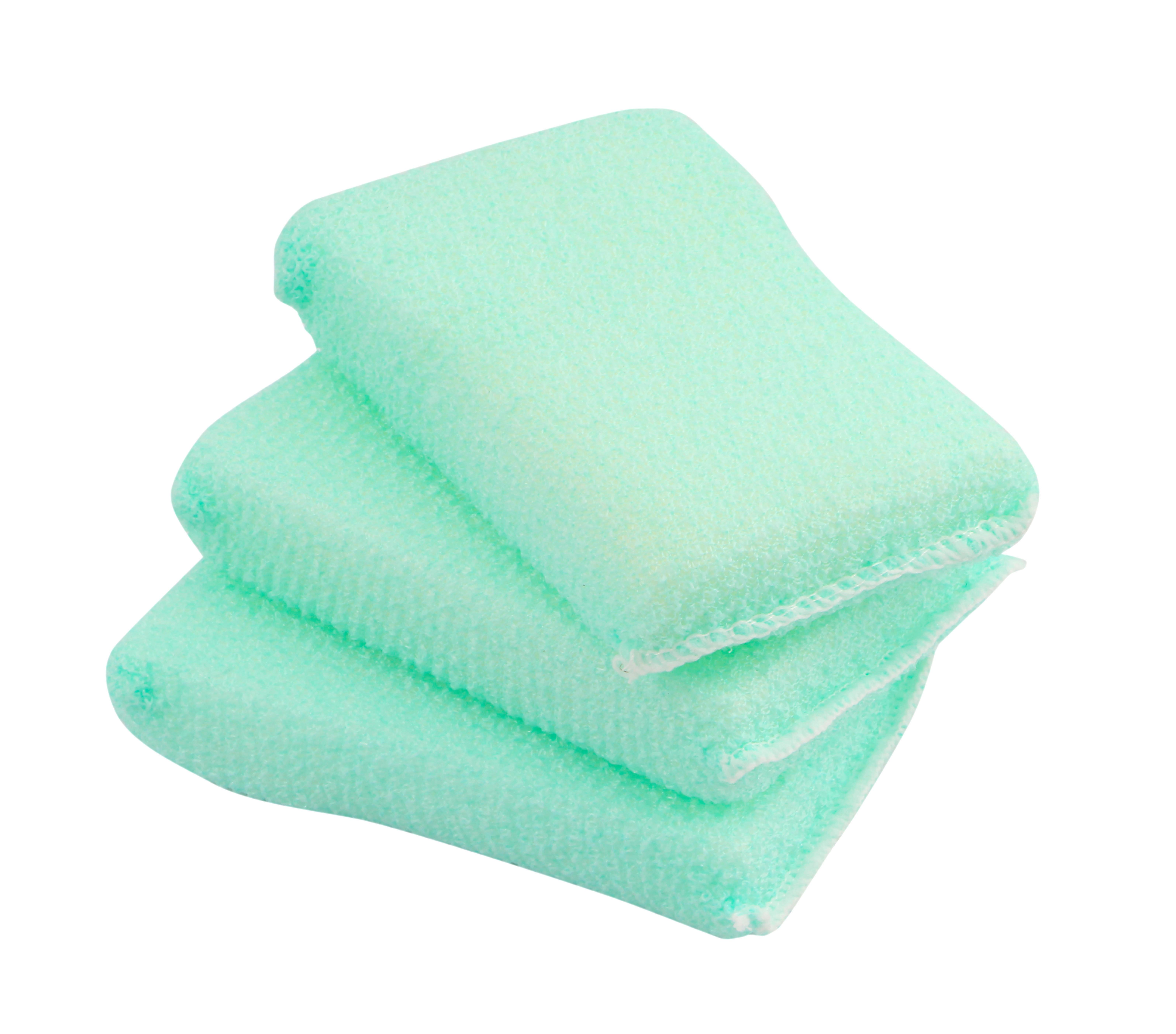 Szivacs Elke 3 Darabos - zöld, Konventionell, műanyag (8/12,5/2,5cm) - Ondega