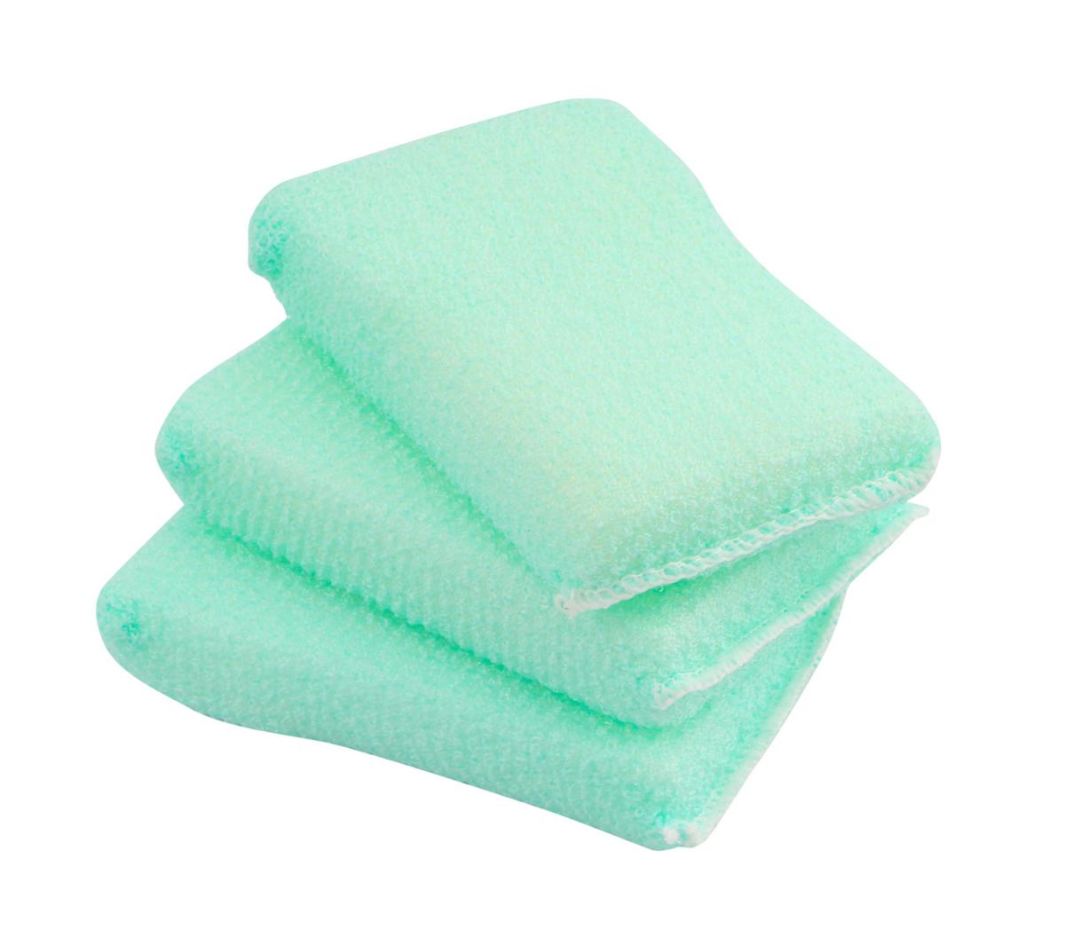 Schwamm Elke - Grün, KONVENTIONELL, Kunststoff (8/12,5/2,5cm) - Ondega