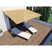 Sonnensegel Rechteck 3x2,5cm - Beige, MODERN, Textil (300/250cm)