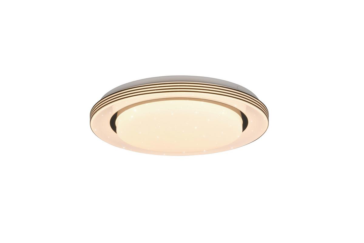LED-Deckenleuchte R67041032 Atria - Schwarz, Basics, Kunststoff (38/7,5cm)