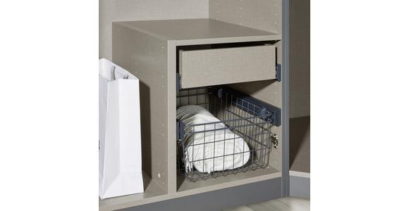 Inneneinteilung Kleiderschrank Unit Twist Dekor, für 3 Laden - Braun, MODERN, Holzwerkstoff (46,5/52/54,4cm) - Ondega