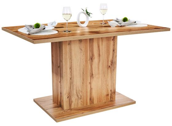 Étkezőasztal Oskar 138 - Tölgyfa, modern, Faalapú anyag (138/76/80cm) Étkezőasztal Oskar 138 - Tölgyfa, modern, Faalapú anyag (138/76/80cm)