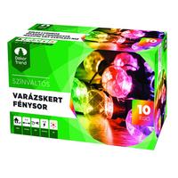 Fényfüzér Varázskert - lila/lime, Basics, műanyag