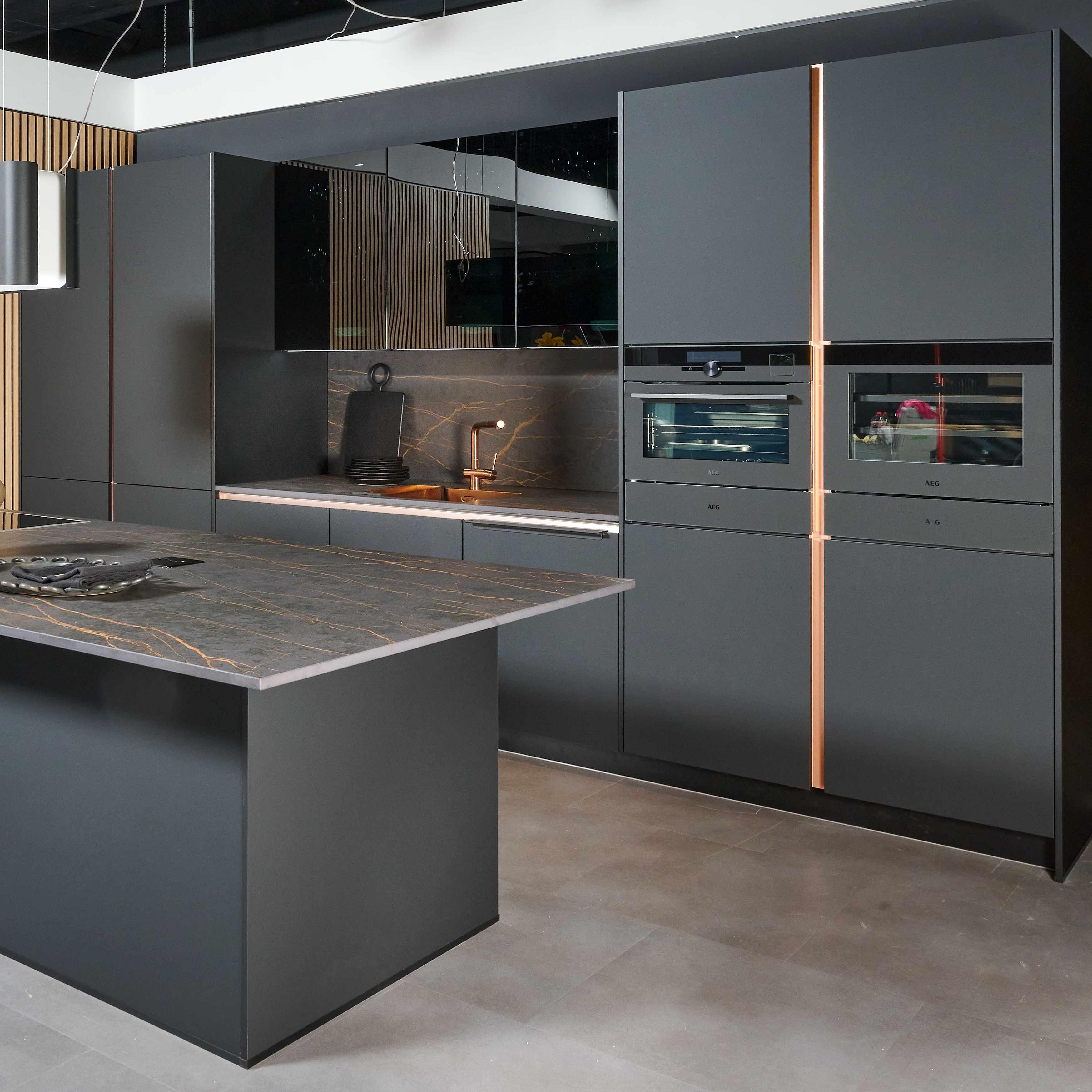 Frontfarbe Ip3150 Schwarz Lack Matt - Schwarz, MODERN, Holzwerkstoff - Impuls