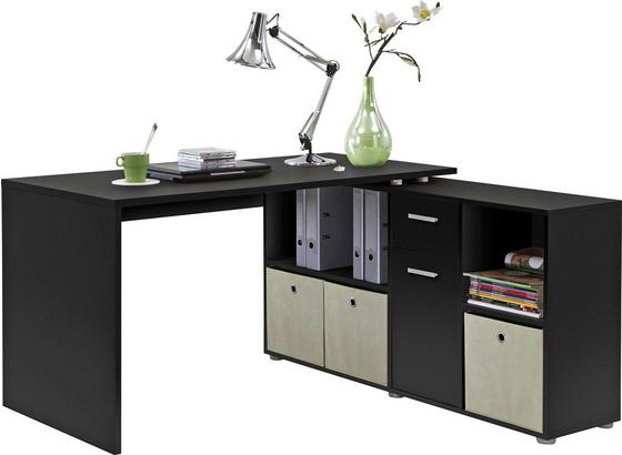 Písací Stôl Lex - čierna, Moderný, kompozitné drevo (136/137/74/71/66,5/33cm) Písací Stôl Lex - čierna, Moderný, kompozitné drevo (136/137/74/71/66,5/33cm)
