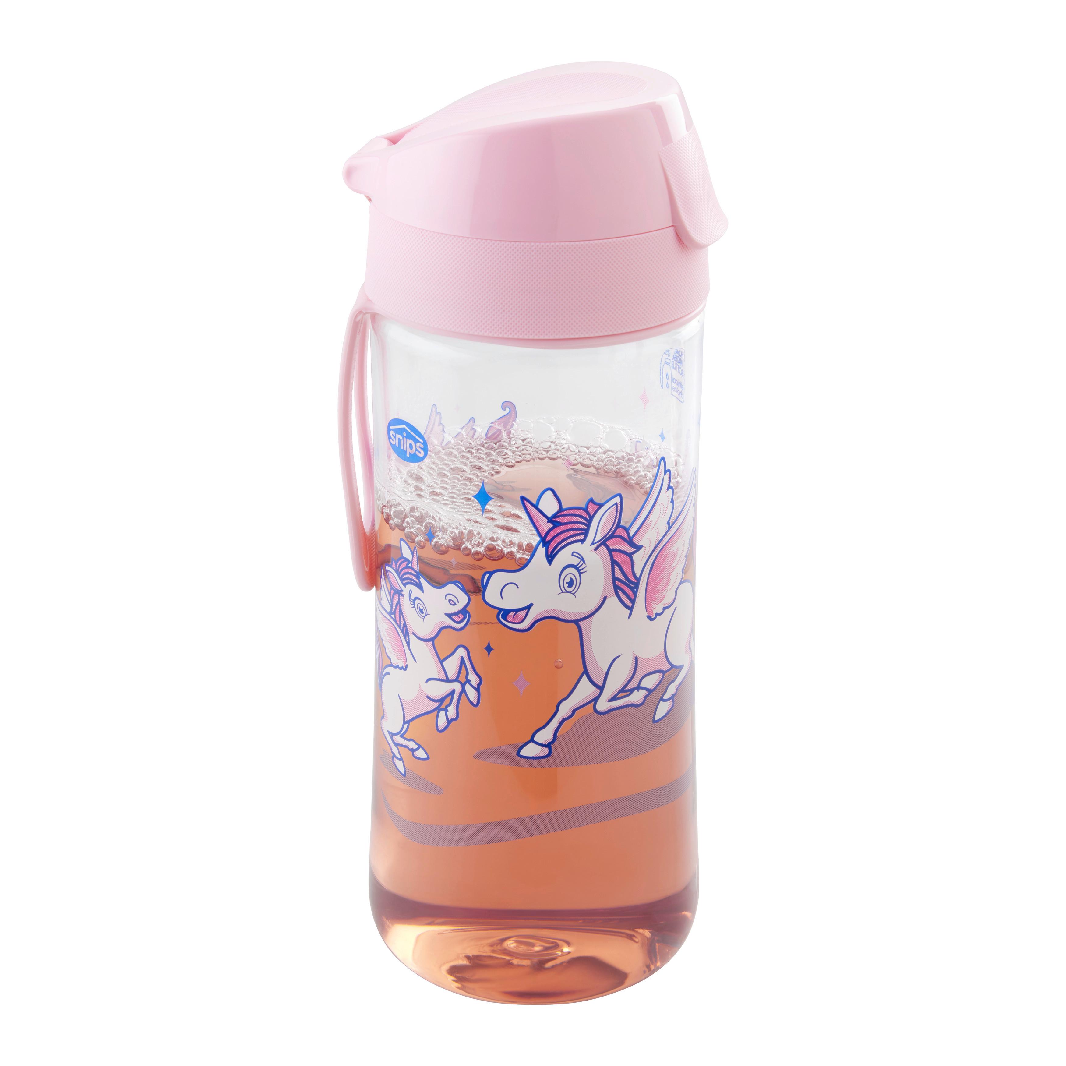 Detská fľaša vzor jednorožec - pink, Konventionell, plast (7/20cm) - Mömax