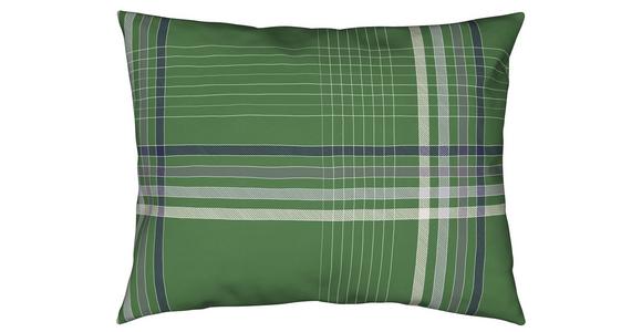 Renforcé Bettwäsche 140/200 Cm Sanella Dunkelgrün Karo - Dunkelgrün, MODERN, Textil (140/200cm) - Luca Bessoni
