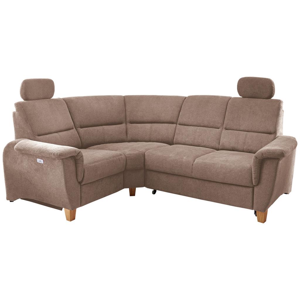 Ecksofa Parole Hellbraun S:186/237 cm