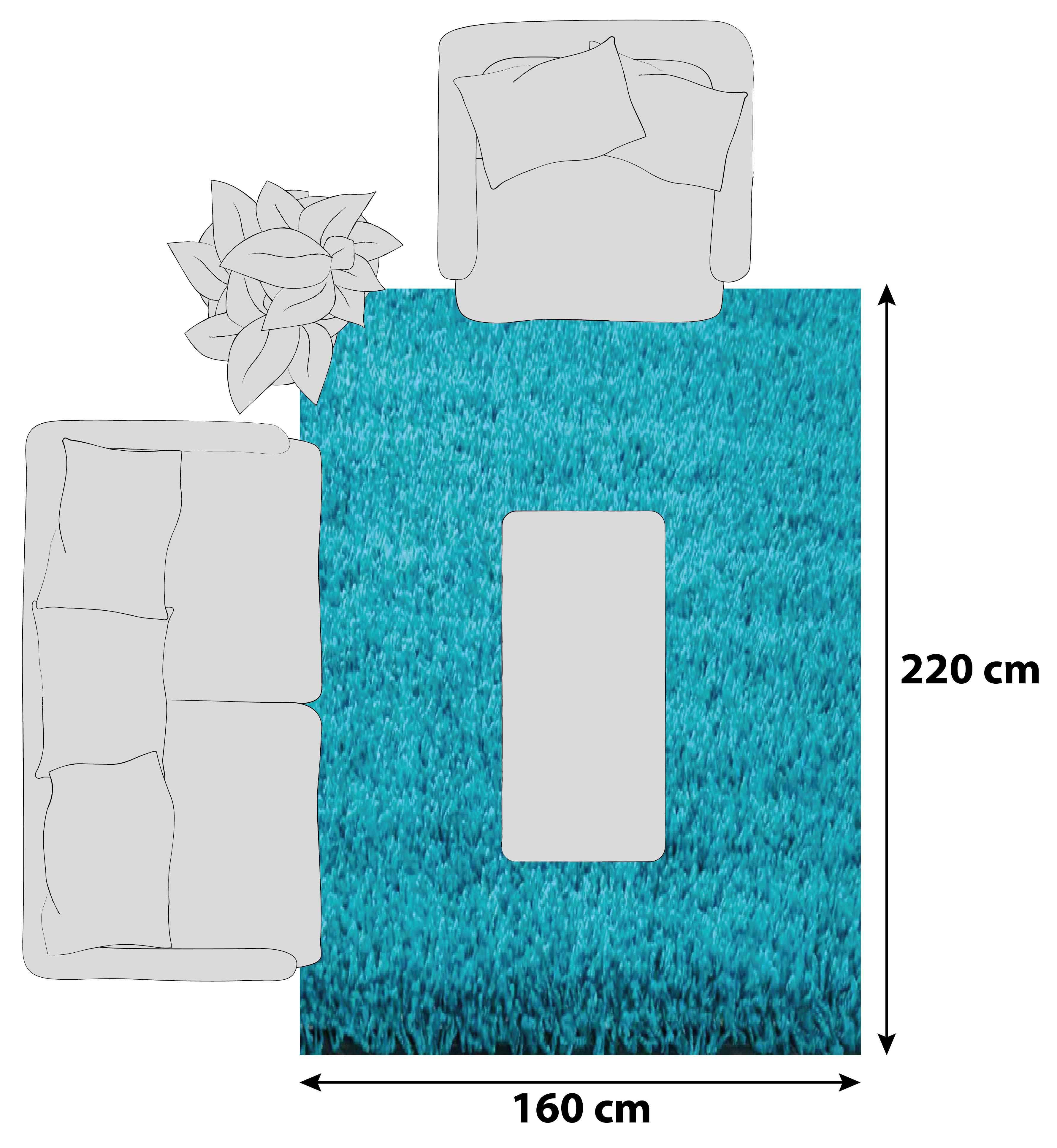 Hochflor Teppich Türkis Prime 160x220 Cm - Türkis, MODERN, Textil (160/220cm)