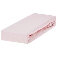 Spannleintuch Nathalie Rosa 90x200 cm Baumwolle - Rosa, KONVENTIONELL, Textil (90/200cm) - Ondega