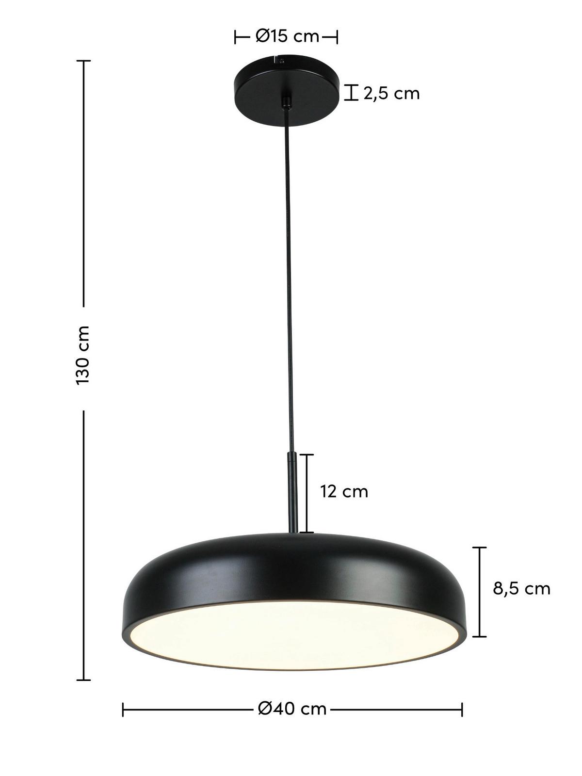 ZÁVESNÉ LED SVIETIDLO MIKE - Modern (40/130cm) - Mömax