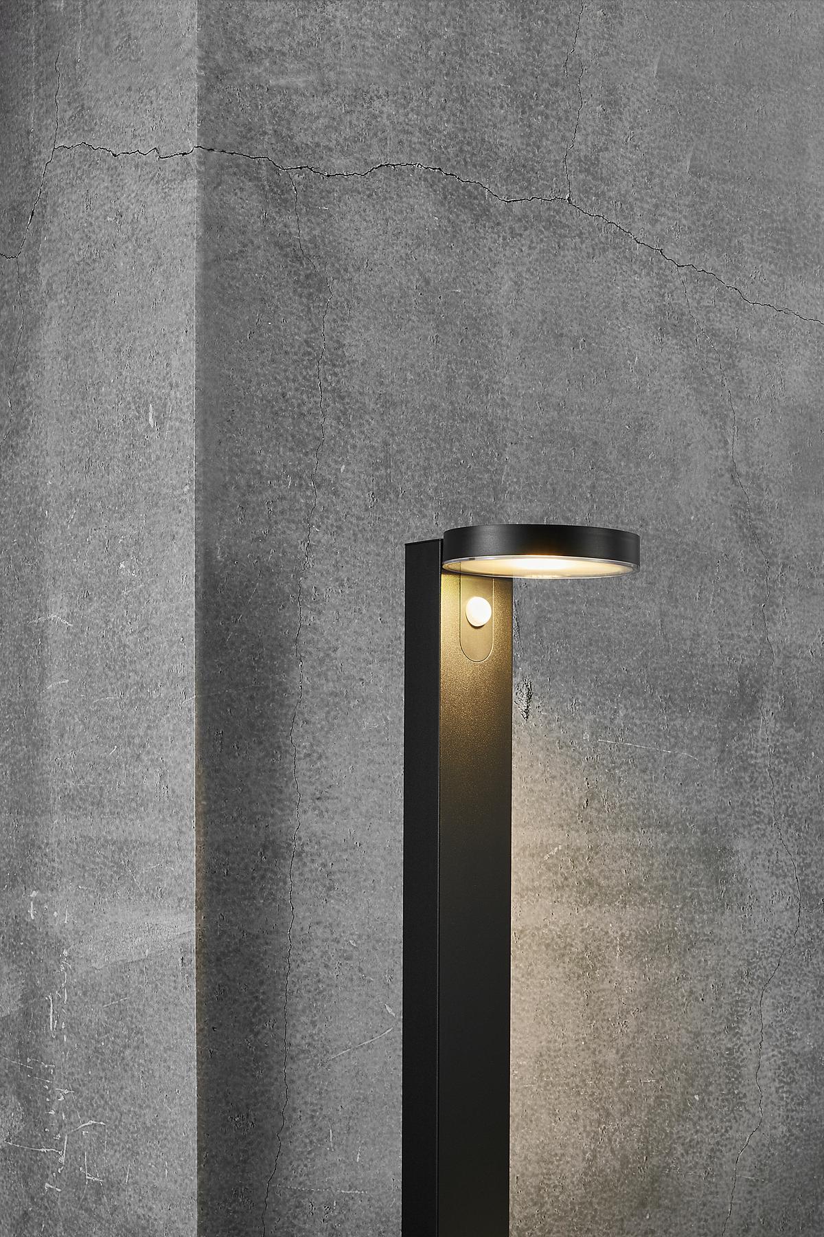 Solarleuchte Rica Round Garden Schwarz - Schwarz, Basics, Kunststoff (15/60cm) - Nordlux