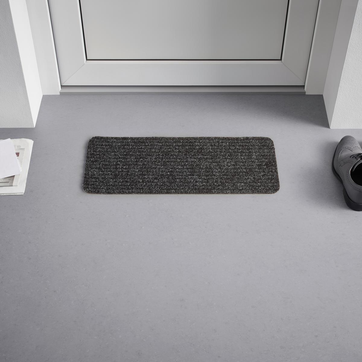 rohožka Mona 1, 25/60cm, antracit - antracitová, Konventionell, plast (25/60cm) - Modern Living