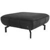 Hocker Looks Xiii - Anthrazit/Schwarz, Design, Textil (83/44/83cm) - LOOKS by W.Joop