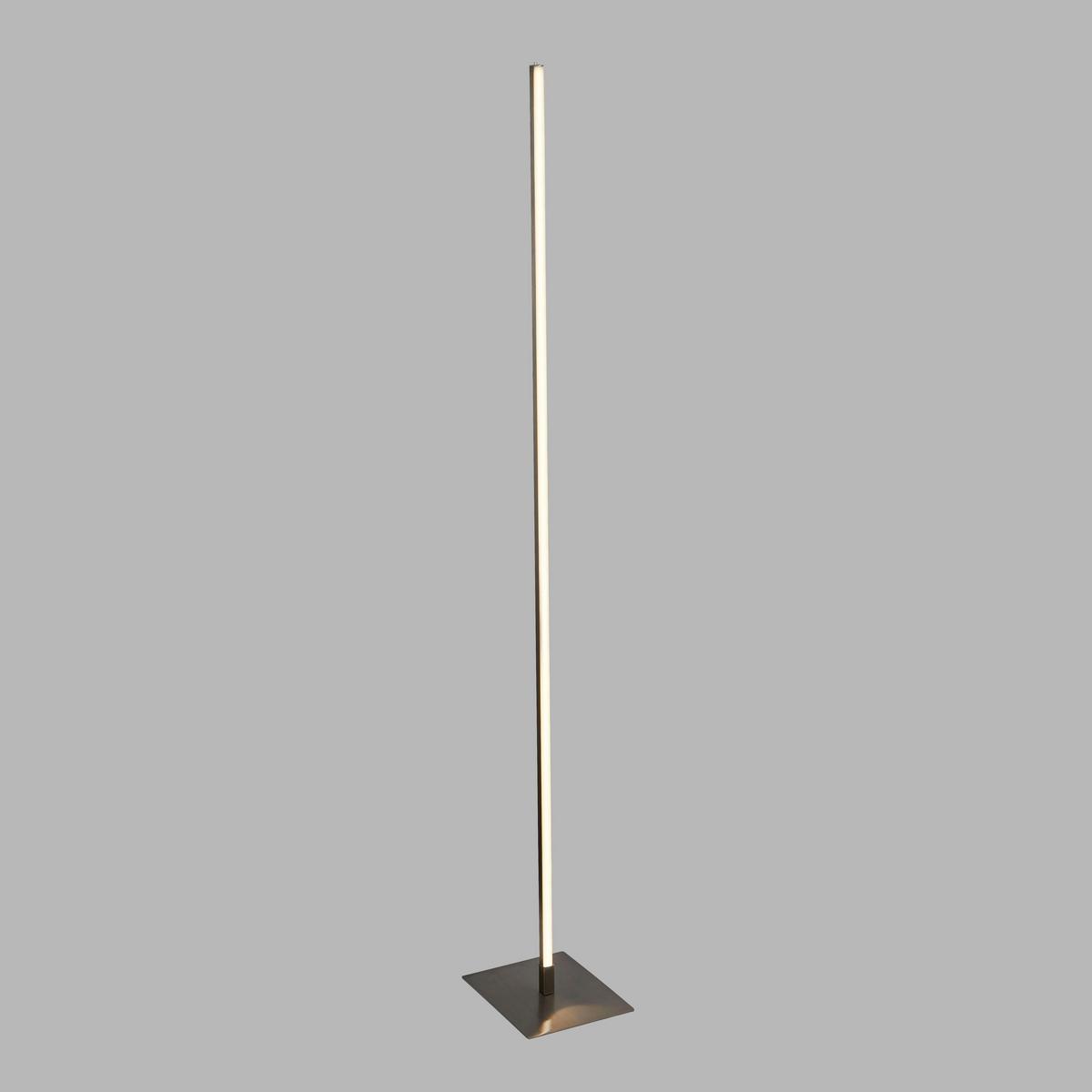 LED-Stehleuchte Eu96383-1ss - Silberfarben/Weiß, Basics, Kunststoff/Metall (20/150/20cm)
