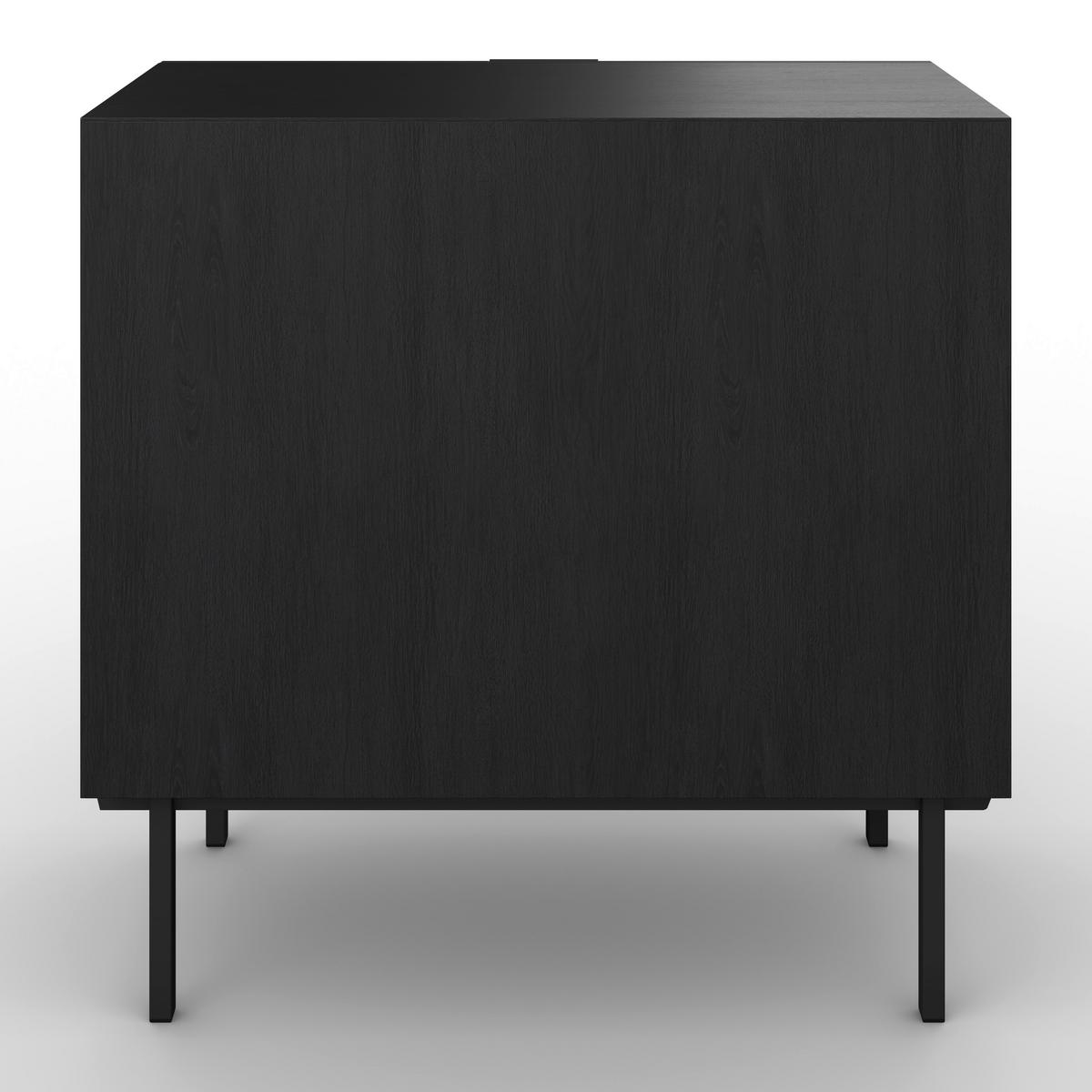 Komoda ROMA - černá, Moderní, kov/dřevo (85/80/40cm) - Bessagi Home
